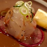 ウエストパパ - 真鯛の昆布水マリネ