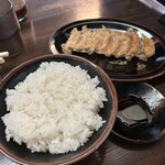 長浜らーめん - 餃子定食❗️