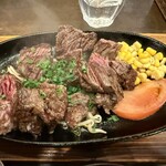 ROCK'N KITCHEN あいたい屋 - ビーフステーキ（輸入牛）200g　ごはんセット