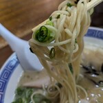 純とんこつ無双 - やっぱり、ここの麺は美味い❗️