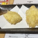 天ぷらとワイン 小島 - かしわとキス