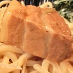 麺匠 竹虎 - <'14/06/26撮影>海老豚骨つけ麺(300g) 930円 のチャーシュー