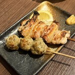 下北沢 鳥田むら - ■つくね ￥286、手羽先 ￥363