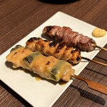 下北沢 鳥田むら - ■はさみ ￥308、ぼんじり ￥253、砂肝 ￥220