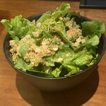 広島牛焼肉 青ひげ - セットのサラダ