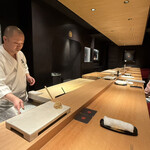 麻布 黒しゃり - 