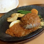 ステーキのあさくま - (ﾗﾝﾁ) トマトソース合挽きハンバーグ ￥1,080