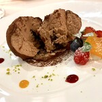 レオーネ・マルチアーノ - 切ったら崩れました。