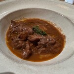 2tsumoli  - 赤烏賊とホウレン草の煮込みトスカーナ風:INZIMINO