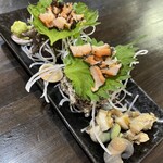 浜焼活貝 いさむ - サザエ刺身