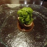 エノテカ・ラ・リコルマ - 函館近郊産めじまぐろ中トロのコトレッタ　ドライトマトと熟成バルサミコのソース