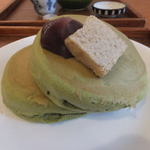 うめぞの カフェアンドギャラリー - 抹茶パンケケーキ