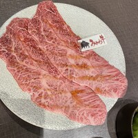 焼肉ホルモン せがれ - ミスジの焼きしゃぶ