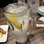 肉豆冨とレモンサワー 大衆食堂 安べゑ - 【2025.2.16(日)】安べゑレモンサワー218円