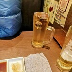 なかの牧場 - 生ビール 泡なし