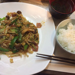 ワラジヤ - 野菜炒め定食