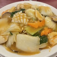 華正樓 新館 - 什景炒麺 五目あんかけやきそば 1980円