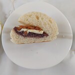 ボヌール - あんこバター断面