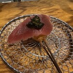 串揚げキッチン だん 心斎橋店 - 本マグロの寿司揚げ