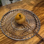 串揚げキッチン だん - 子持ち昆布生ウニキャビアのせ