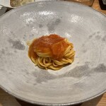 commedia - トマトのスパゲッティ　キャー美味しいと叫びたくなりました。