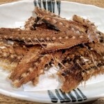 カニと海鮮丼 かじま - その日の骨せんべい150円！