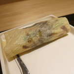 神保町 傳 - 26年6月　ペテンダック　湯葉皮、鰻、赤味噌