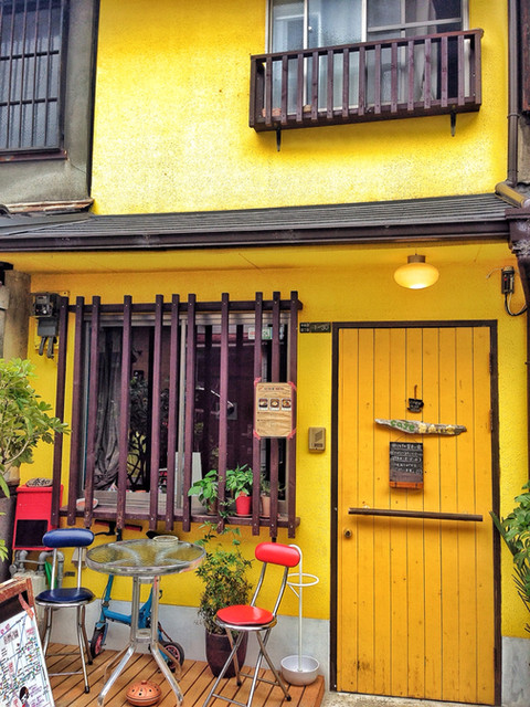 旅cafe黄色い家 中崎町 カフェ 食べログ