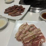 ぴょんぴょん舎 都南店 - 豚カルビ　ハラミ