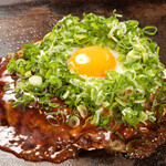 鶴橋風月 - 料理写真:新ねぎ月見玉