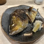 楽庵 - 浜笛吹のカブト塩焼き