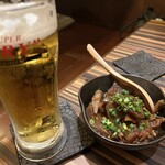 楽庵 - 牛スジどて煮