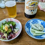 北浦酒店 - カツオタタキ　ワサビ和え物