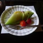 ぬなわや - デザートはメロンと佐藤錦