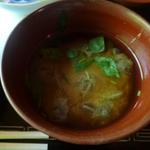 ぬなわや - じゅんさい入り味噌汁