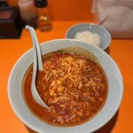 元祖ニュータンタンメン本舗 - タンタンメン 半ライスセット