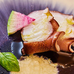 おおさかもん料理 鮨 守屋 - 造り（タコ）