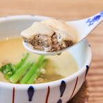 おおさかもん料理 鮨 守屋 - 椎茸の茶碗蒸し