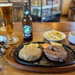 1ポンドステーキ&クラフトビール ハックルベリー - 