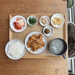 SON Records & Ambient Cafe - コチュジャンプルコギ定食（1200円）