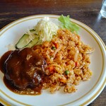 喫茶ロード - ハンバーグピラフ 750円
