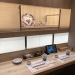 博多割烹流れ鮨 海進丸 - カウンター席