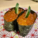 回し寿司 活 活美登利 - いくら軍艦　429円（普通）