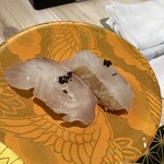 博多割烹流れ鮨 海進丸 - 真鯛の昆布締め