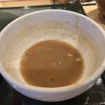 めん徳 二代目 つじ田 - スープ割り、ちょっとちょうだい！