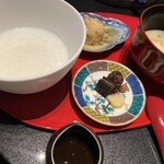 日本料理 時宜 - お粥も選べます。