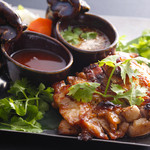 Gaiyaan Bangkok <Spicy grilled chicken with Thai Northeast style sauce>