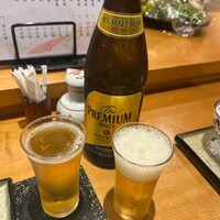 すし 堺 - 乾杯瓶ビール