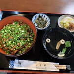 ふぢ井うなぎ - 鰻わさ丼　３７００円