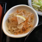 ふぢ井うなぎ - 鰻の南蛮漬け　近景